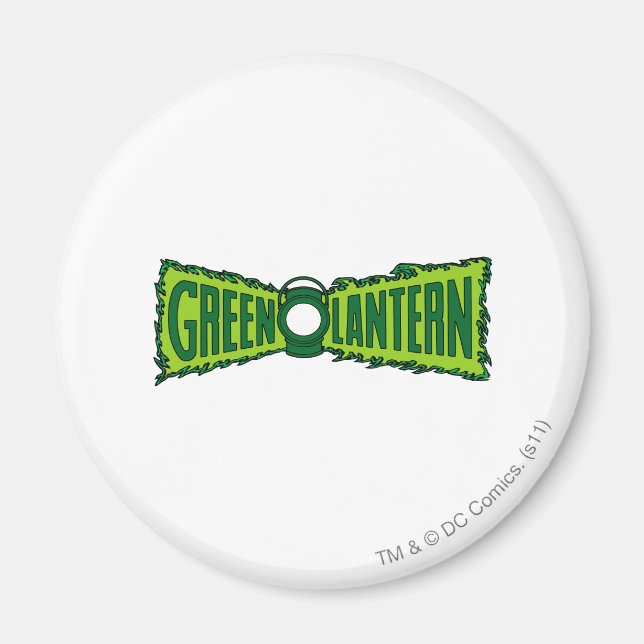 Green Logo Flames Magnet (Front)