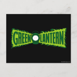 Green Logo Flames Postcard