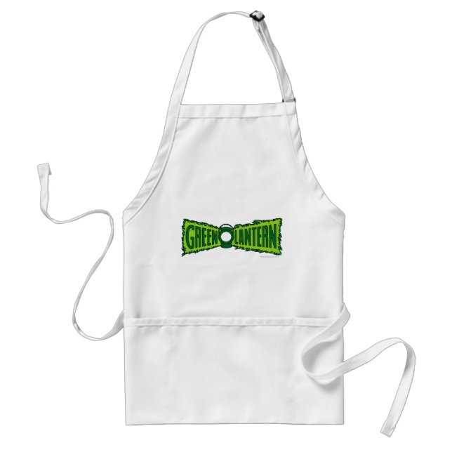 Green Logo Flames Standard Apron (Front)
