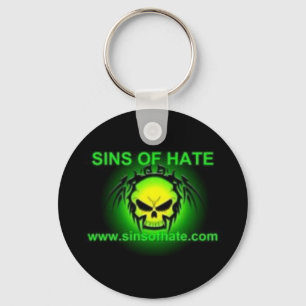 Green logo key chain