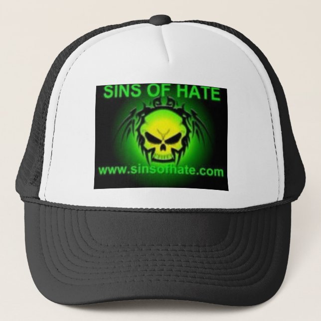 Green logo trucker hat (Front)