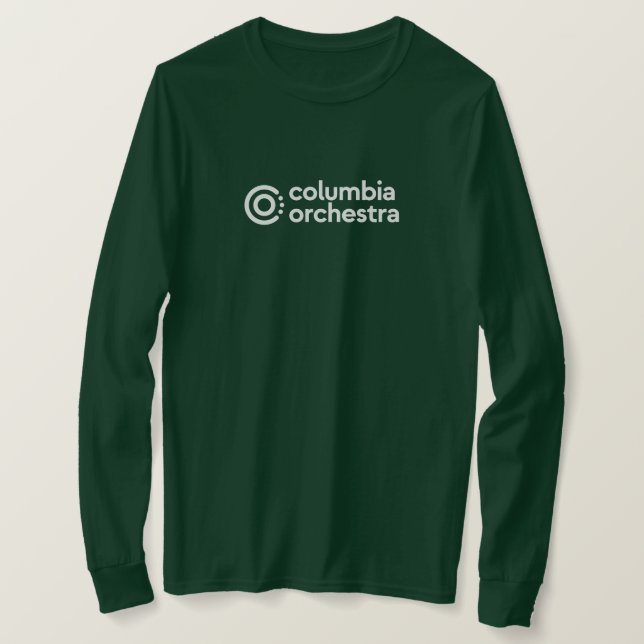 Green long sleeved CO t-shirt (Design Front)