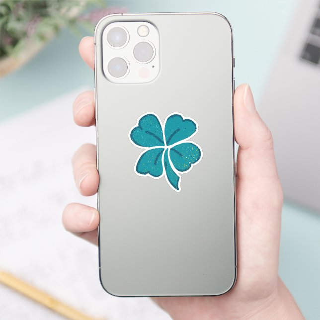 Green Lucky Clover Shamrock St. Patrick`s Day  (Phone)
