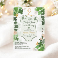 Green Lucky Clover St. Patrick’s Day Baby Shower