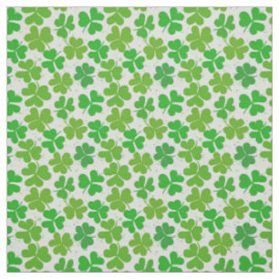 Green lucky Shamrock St Patrick's day Fabric