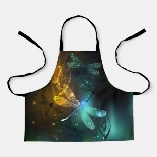 Green luminous dragonfly flight apron