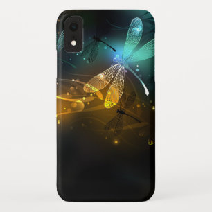 Green luminous dragonfly flight Case-Mate iPhone case