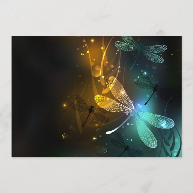 Green luminous dragonfly flight programme (Front)