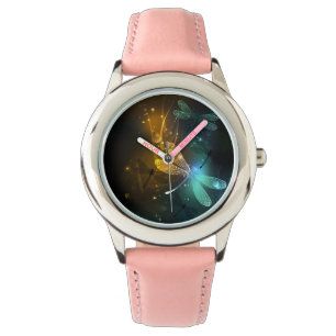 Green luminous dragonfly flight watch