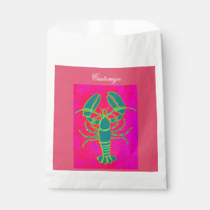 green maine lobster red favour bags