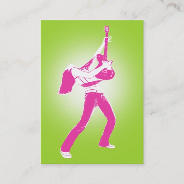 "Green Majestic" Chubby Card (Front)