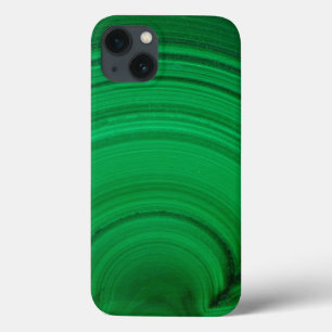 Green Malachite Close-Up iPhone 13 Case