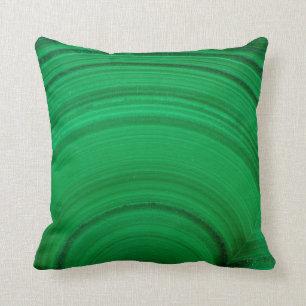 Green Malachite Close-Up Cushion
