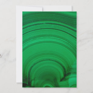 Green Malachite Close-Up Thank You Card
