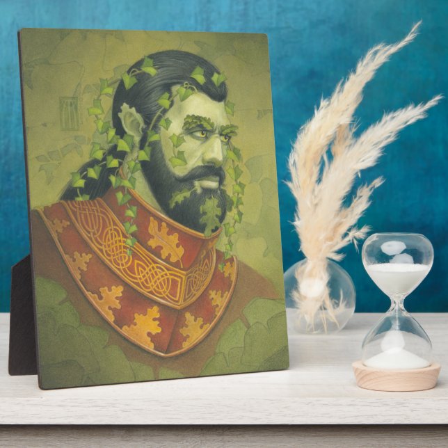 Green Man as the Green Knight Plaque (Side)
