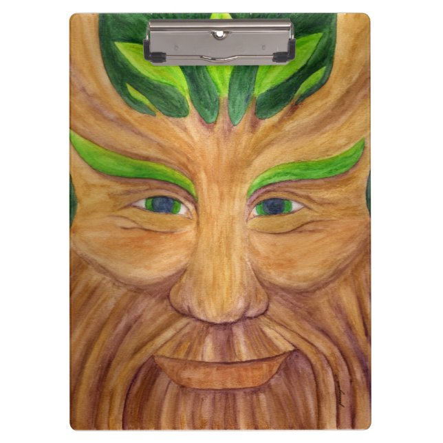 Green Man Clipboard (Front)