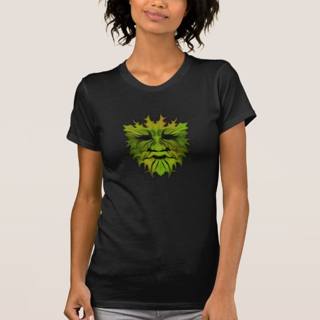 Green Man for Luck T-Shirt (Front)