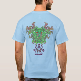 Green Man Mask Reverse T-Shirt