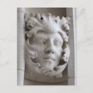 Green Man Postcard - Canterbury