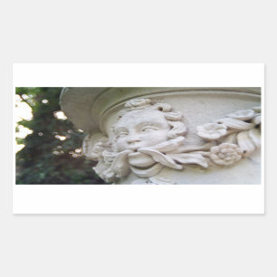 Green Man Rectangular Sticker