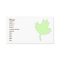 Green Maple Leaf Profile Card