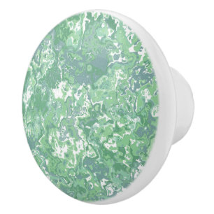 Green Marble Ceramic Knob