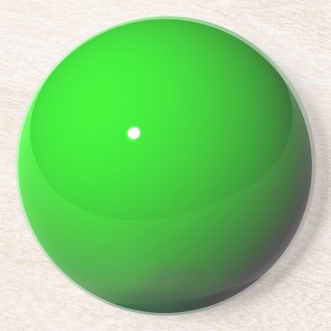 Green Marble Coaster (Front)