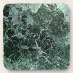 Green marble coasters