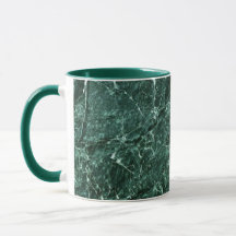 GREEN MARBLE COFFEE MUG