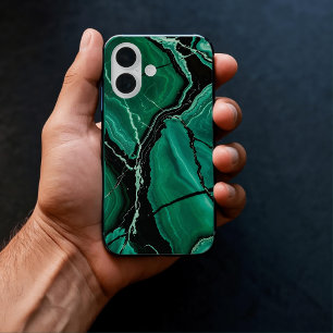 green marble gift iPhone 16 case
