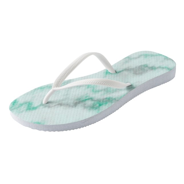 green marble jandals (Angled)