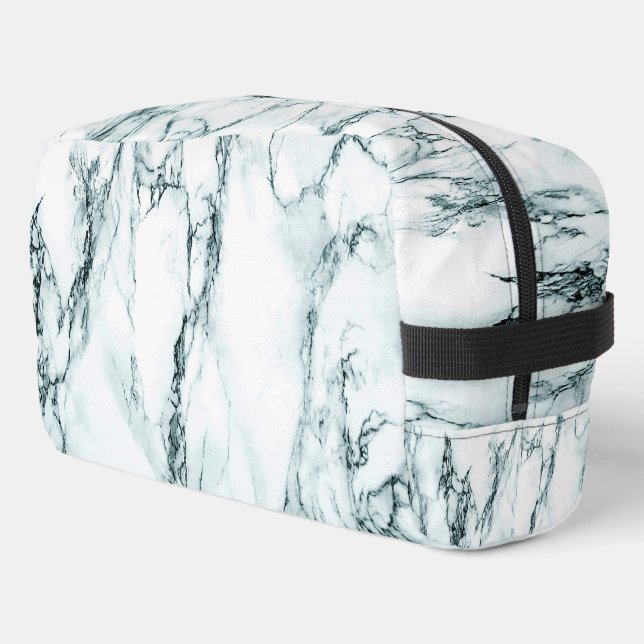 Green Marble Look Dopp Kit (Left Corner)