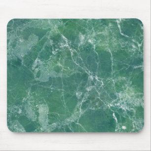 Green marble mouse pad