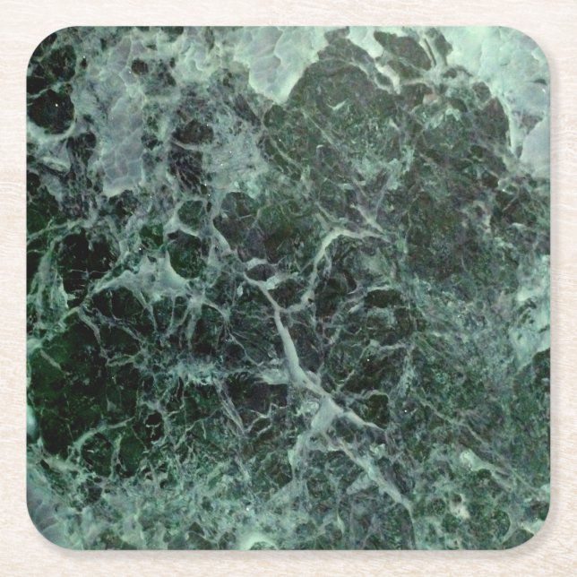 Green marble paper coasters (Front)