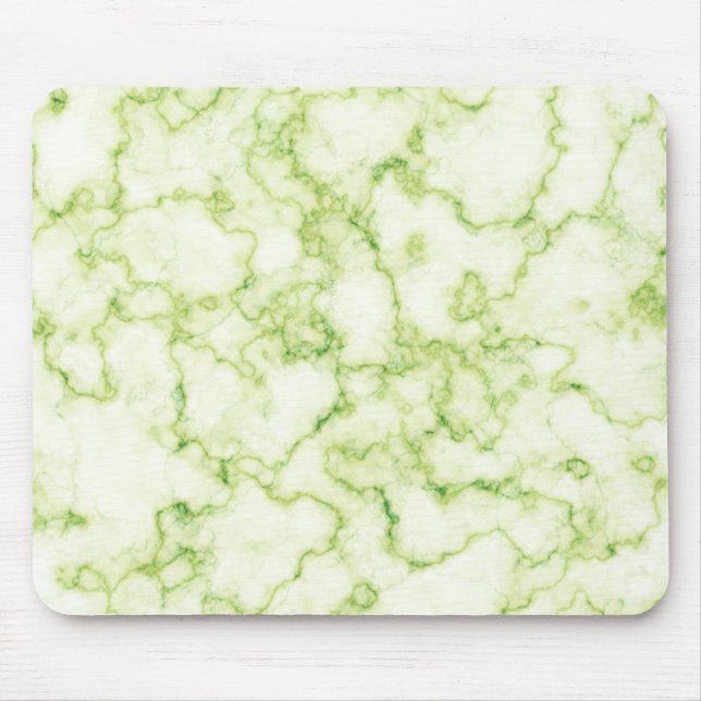 Green Marble Pattern Mouse Pad (Front)