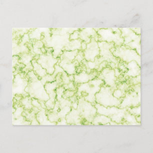 Green Marble Pattern Postcard