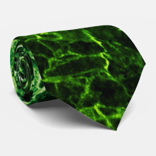 GREEN MARBLE TIE