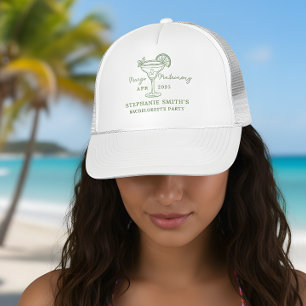 Green Margs and Matrimony Bachelorette Party Trucker Hat