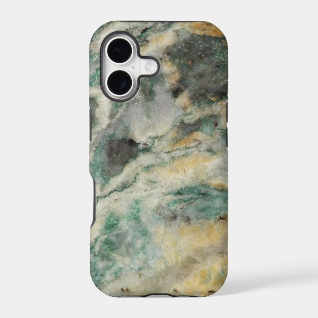 Green Mariposite Mineral Stone Pattern (Back)