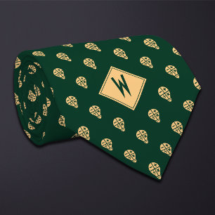 Green Math Teacher Arithmetic Tie