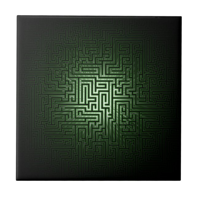 Green Maze Tile (Front)