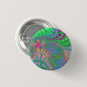 Green Meadow Melt 3 Cm Round Badge