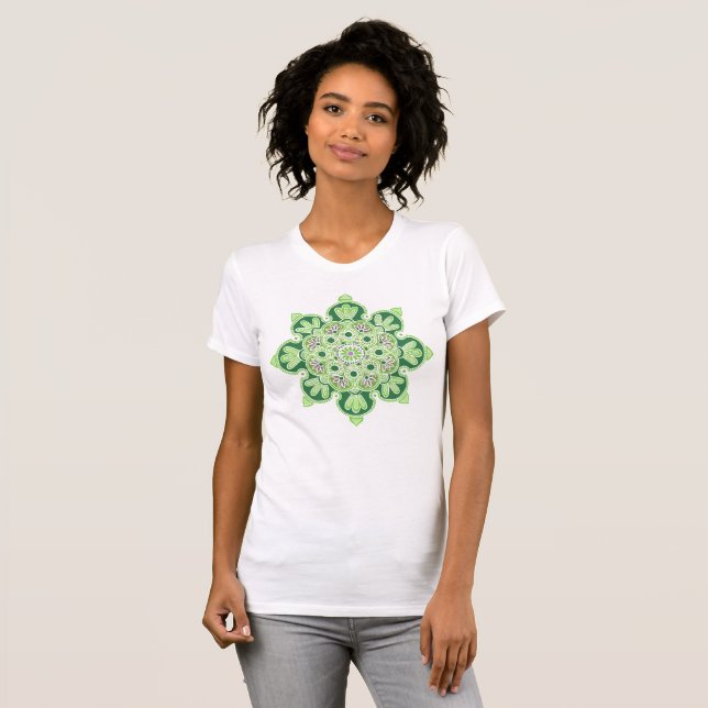  Green medallion T- Shirt (Front Full)