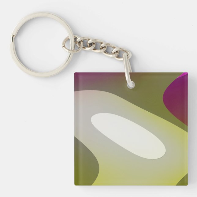 Green Meditation 6001 Key Ring (Front)