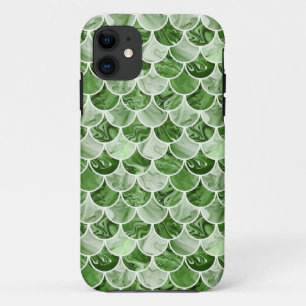 Green mermaid scales Case-Mate iPhone case