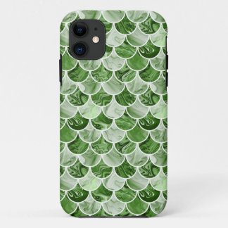 Green mermaid scales Case-Mate iPhone case