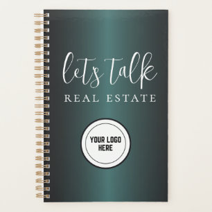Green Metallic Real Estate Planner