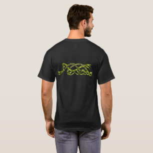 Green Metallic Viking Snakes Tshirt