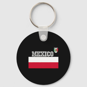 Green Mexican Soccer Jersey Flag Footbyll Kits Byl Key Ring