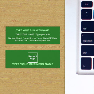 Green Mini Business Card